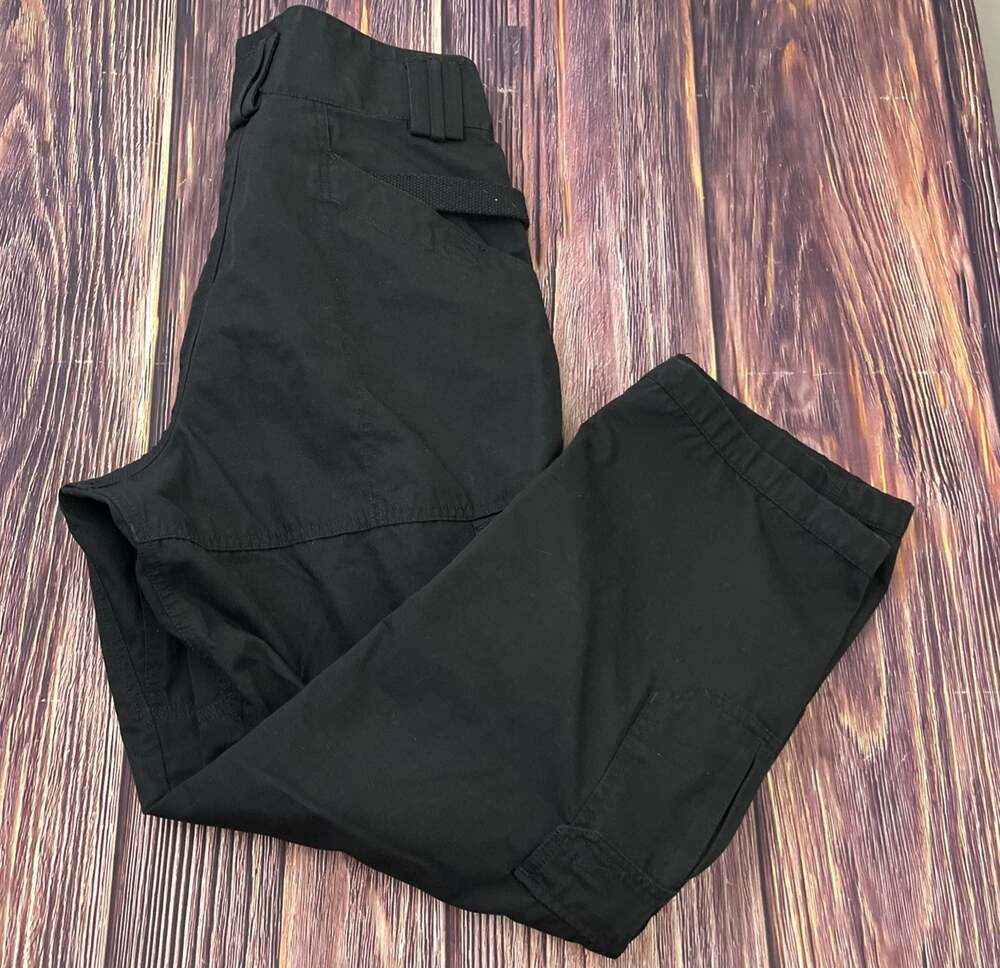 5.11 Tactical Series Black Cargo Ripstop Pants Mens Size 32x30 (Actual 32x29)